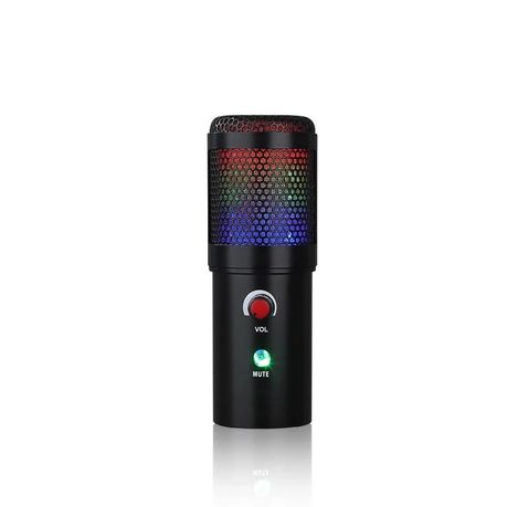 Multi-colour USB Microphone with Tripod - A6S