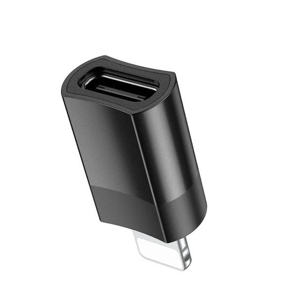 Adapter Lightning Male to Type-C Female-Black