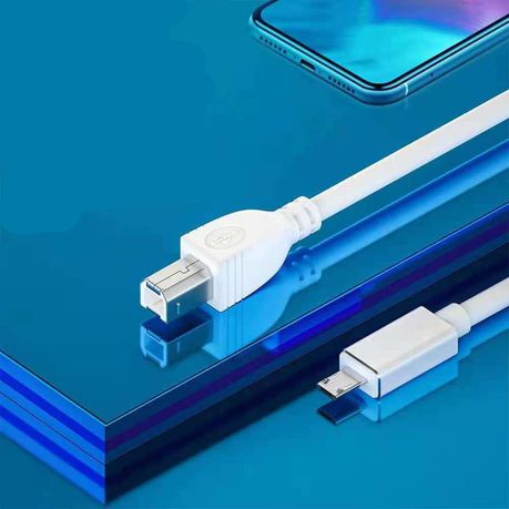 Micro USB to Printer Cable (USB B)